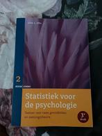Statistiek voor de psychologie deel 2, Boeken, Ophalen of Verzenden, Zo goed als nieuw, Jules L. Ellis