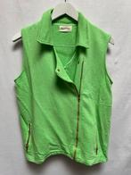 American vintage gilet vest waistcoat M rits zipped, Kleding | Dames, Bodywarmers, Ophalen of Verzenden, Zo goed als nieuw, Groen