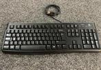 Logitech K120 QWERTY computer toetsenbord USB aansluiting, Gebruikt, Ophalen of Verzenden, Qwerty, Bedraad
