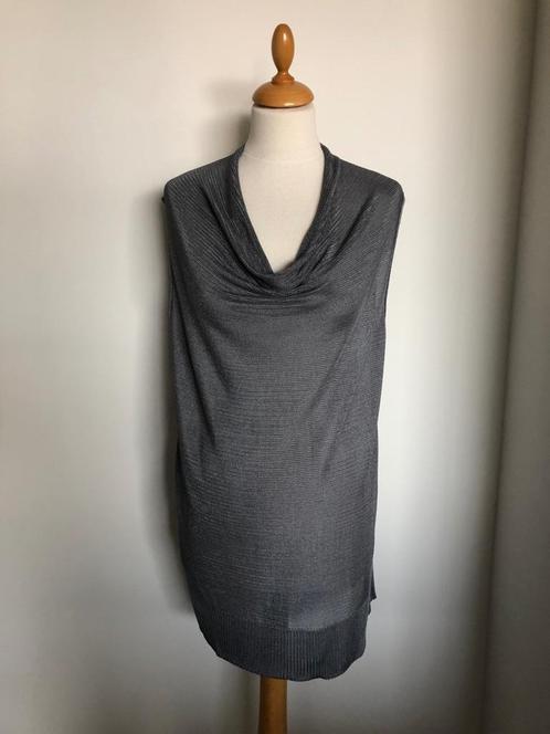 Top STUDIO E.B, maat L, Kleding | Dames, Tops, Gedragen, Maat 42/44 (L), Grijs, Zonder mouw, Verzenden