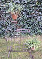 Brocante plantenrek metaal Frankrijk tuin, Ophalen