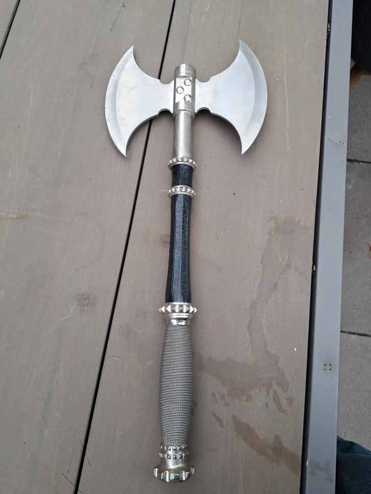 Decoratieve Bijl - Zwaar RVS (Topje Defect), Verzamelen, Militaria | Algemeen, Overige soorten, Kunstobject, Overige gebieden