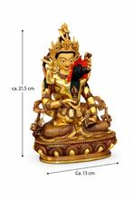 Vajrasattva buddha Yab-Yum Goldface Koper Uniek Nepal Beeld, Ophalen of Verzenden, Gebruikt, Beeld(je), Boeddhisme