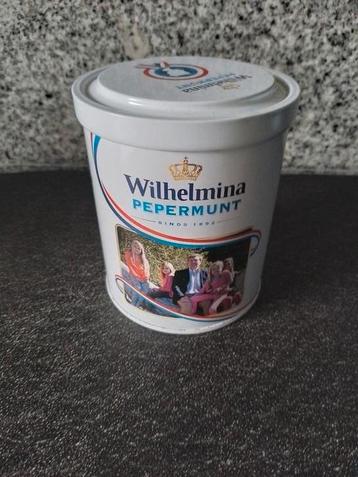 Wilhelmina pepermunt blik met draaideksel beschikbaar voor biedingen