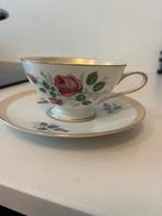 Kop en Schotel met Roos Design, Ophalen of Verzenden