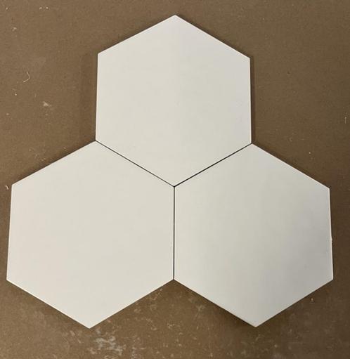 Tegel Cifre Vodevill white glossy hexagone 17,6x17,6, Doe-het-zelf en Verbouw, Tegels, Nieuw, Wandtegels, Keramiek, Minder dan 20 cm