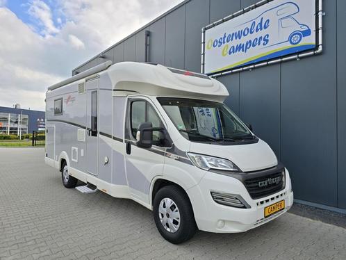 Carthago C-tourer T 144 QB 150pk Queensbed Vlakke Vloer, Caravans en Kamperen, Campers, Bedrijf, tot en met 3, Half-integraal