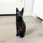 Vintage Egypte kat beeld echt steen 21 cm, Ophalen of Verzenden