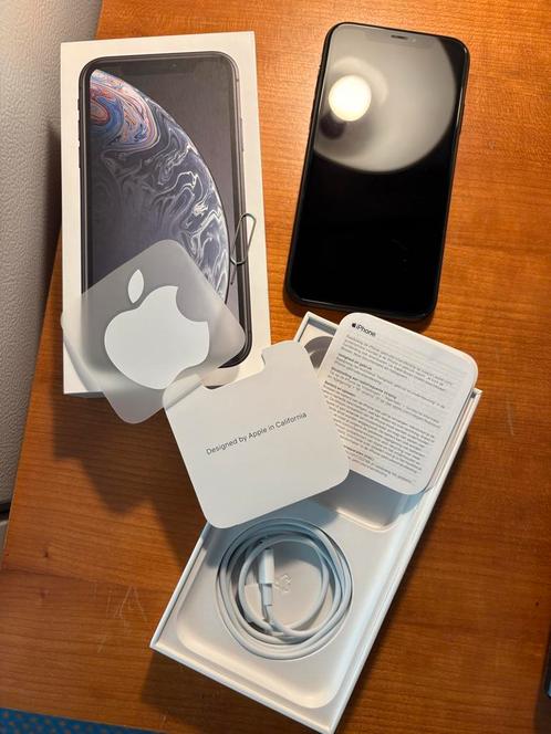 iPhone XR 64GB - Zwart, Telecommunicatie, Mobiele telefoons | Apple iPhone, Gebruikt, 64 GB, Zonder abonnement, Zonder simlock