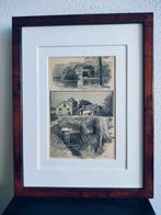 Craandijk Litho Hattem Molecaten Molen 1880 (93), Antiek en Kunst, Kunst | Litho's en Zeefdrukken, Ophalen of Verzenden
