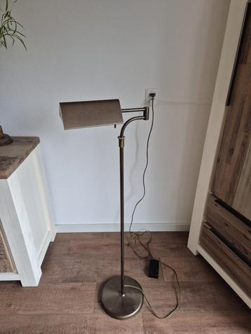  Leeslamp - Vloerlamp - Notaris vloerlamp - Dimmer - Metaal beschikbaar voor biedingen