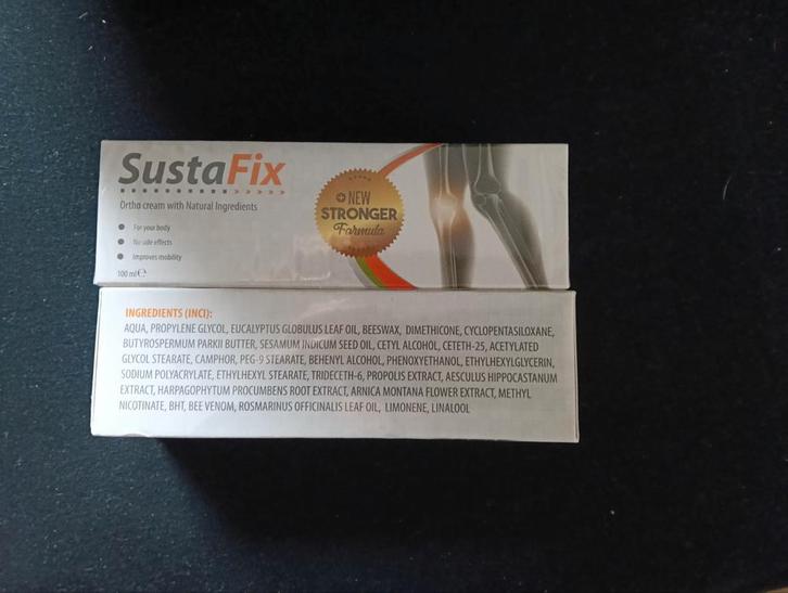 Sustafix arthrosecrème obv natuurlijke ingrediënten, Diversen, Verpleegmiddelen, Nieuw, Ophalen of Verzenden