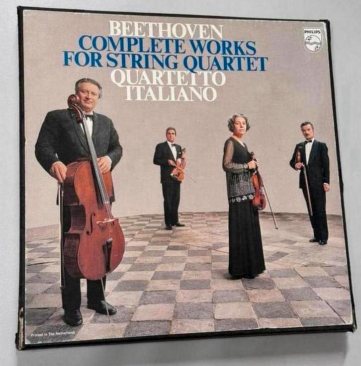 QUARTETTO ITALIANO BEETHOVEN complete string quartets Boxset, Cd's en Dvd's, Vinyl | Klassiek, Zo goed als nieuw, Classicisme
