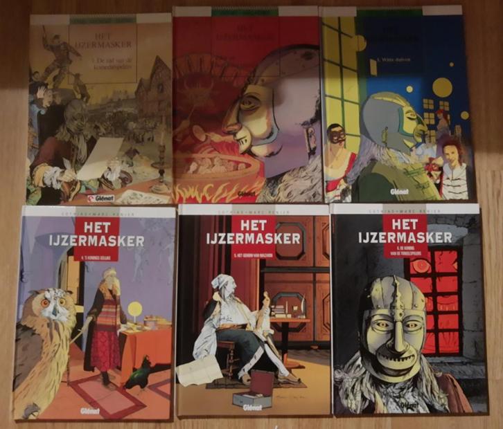 Serie Reeks COMPLEET Het Ijzermasker - Cothias & Marc Renier, Boeken, Stripboeken, Zo goed als nieuw, Complete serie of reeks