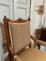 Antieke franse fautuil, nieuw gestoffeerd, landelijk wonen, Huis en Inrichting, Fauteuils, Ophalen, Nieuw, Info@ilfienile.nl, De steeg
