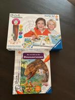 Tiptoi starter set met extra ‘de wereld van Dinosaurussen’, Ophalen, Zo goed als nieuw