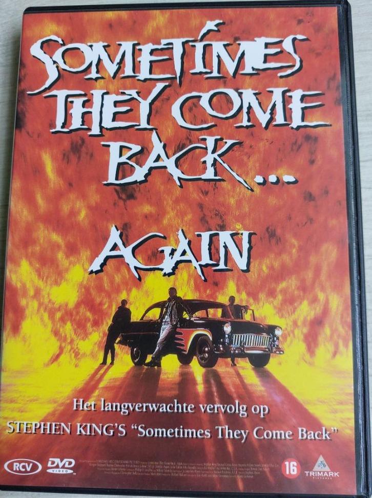 DVD Sometimes They Come Back Again (1996) Stephen King, Cd's en Dvd's, Dvd's | Horror, Zo goed als nieuw, Overige genres, Vanaf 16 jaar