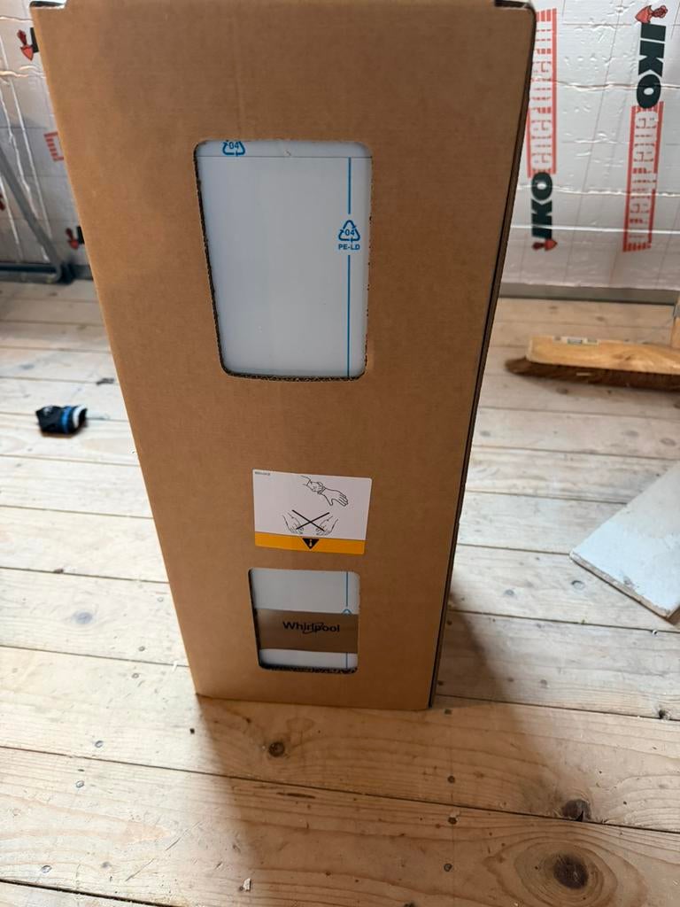Whirlpool schacht afzuigkap rvs, Ophalen of Verzenden, Nieuw
