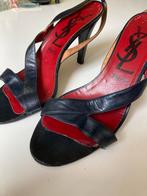 Yves Saint Laurent Muiltjes - Vintage, Yves Saint Laurent, Blauw, Gedragen, Sandalen of Muiltjes