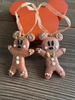 Disney Mickey Mouse en Minnie koekjes ornament set, Ophalen of Verzenden, Mickey Mouse, Zo goed als nieuw, Beeldje of Figuurtje