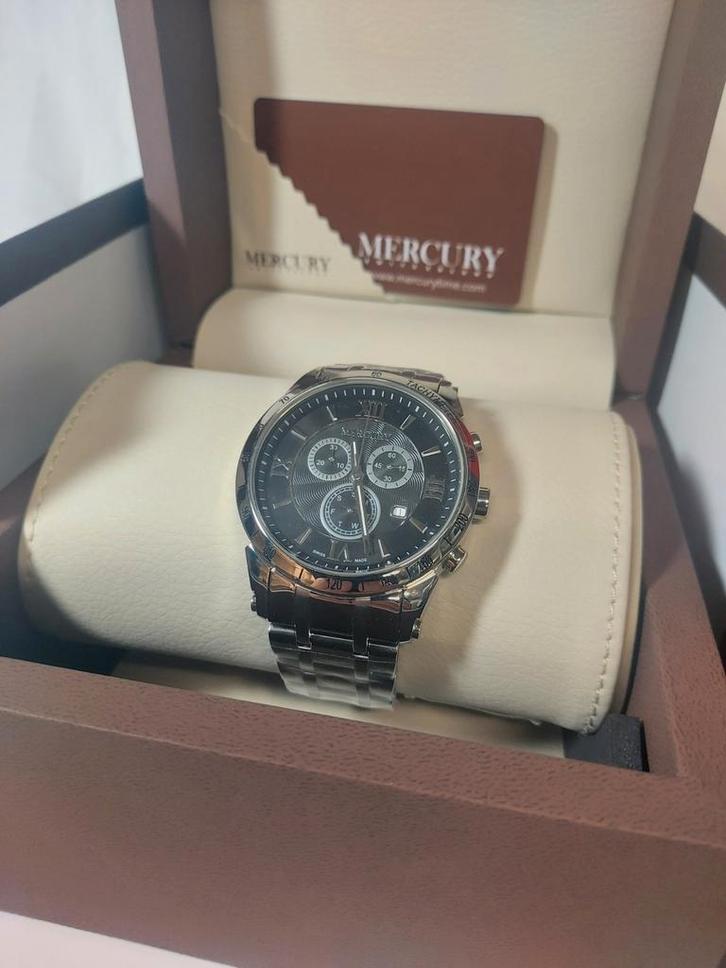 Mercury Polshorloge - SWISS MADE - NIEUW!!!!, Sieraden, Tassen en Uiterlijk, Horloges | Heren, Nieuw, Polshorloge, Overige merken