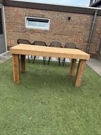 Mooie steigerhouten tafel, Tuin en Terras, Ophalen of Verzenden, Zo goed als nieuw, Hout