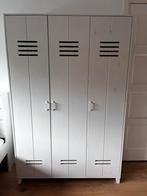 Lockerkast wit hout vtwonen 3-deurs, Huis en Inrichting, Kasten | Lockerkasten, Ophalen, Gebruikt
