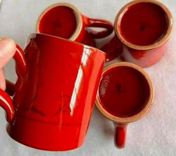 4x MAMMA RO Mammaro Signed Koffie Italy Zeldzame Kom Bekers beschikbaar voor biedingen