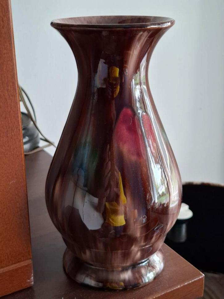 Prachtige Vintage Vaas, Huis en Inrichting, Woonaccessoires | Vazen, Gebruikt, Overige kleuren, Minder dan 50 cm, Aardewerk of Porselein