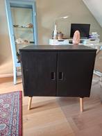 Aquariumkast nano aquarium zwart dressoir, Ophalen, Gebruikt