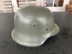 Duitse helm Stahlhelm M42 64 originele schaal gerestaureerd, Verzamelen, Duitsland, Ophalen of Verzenden, Helm of Baret, Landmacht