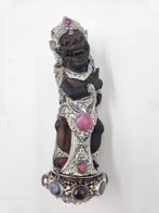 Handle Kris Bali Raksasa Zilver Areng Hout Kris HTA60, Antiek en Kunst, Verzenden
