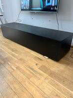 Strak TV Meubel - Zwart, Ophalen, Kunststof, 150 tot 200 cm, Zo goed als nieuw