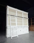 Witte Boekenkast | Winkelkast | XXL Bibliotheekkast #2178, Niet ingevuld, Metaal, Niet ingevuld, Ophalen of Verzenden