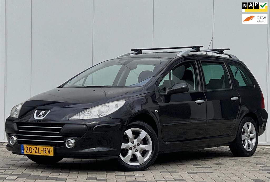 Peugeot 307 SW 2.0-16V Premium 7 PERSOONS PANORAMA AIRCO NIE, Auto's, 730 kg, Gebruikt, 4 cilinders, 7 stoelen