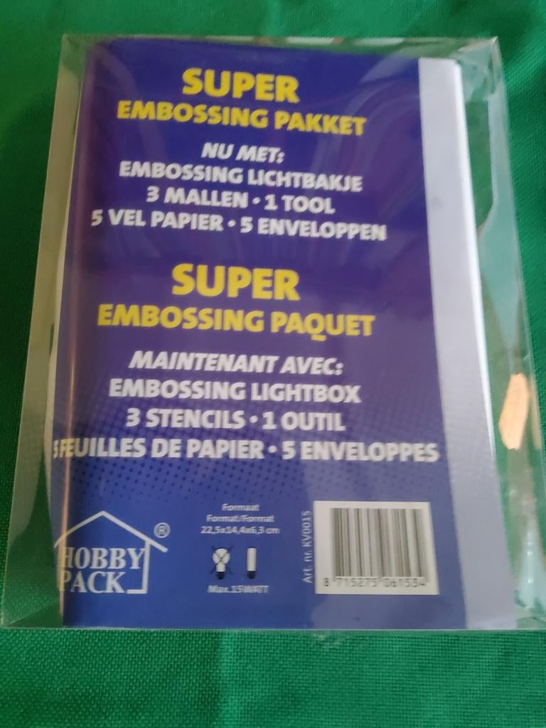 Embossing pakket, Ophalen, Overige thema's, Pons of Mal