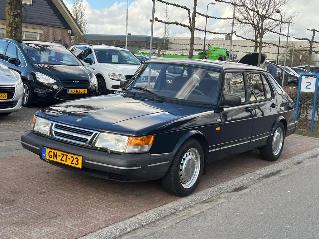 Saab 900 2.0i-16 *Starten en Lopen| Voor de Liefhebber, Auto's, Saab, Gebruikt, 4 cilinders, Airconditioning, Blauw