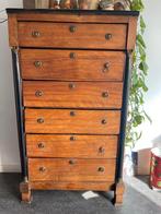 Antieke ladekast met 6 laden - Empire stijl, Ophalen