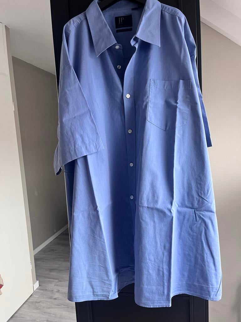 JP8Xl overhemd korte mouw, Kleding | Heren, Overhemden, Ophalen of Verzenden, Gedragen, Blauw