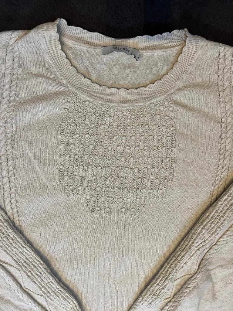 Sissy Boy trui roomwit maat M, Maat 38/40 (M), Wit, Sissy-Boy, Ophalen of Verzenden