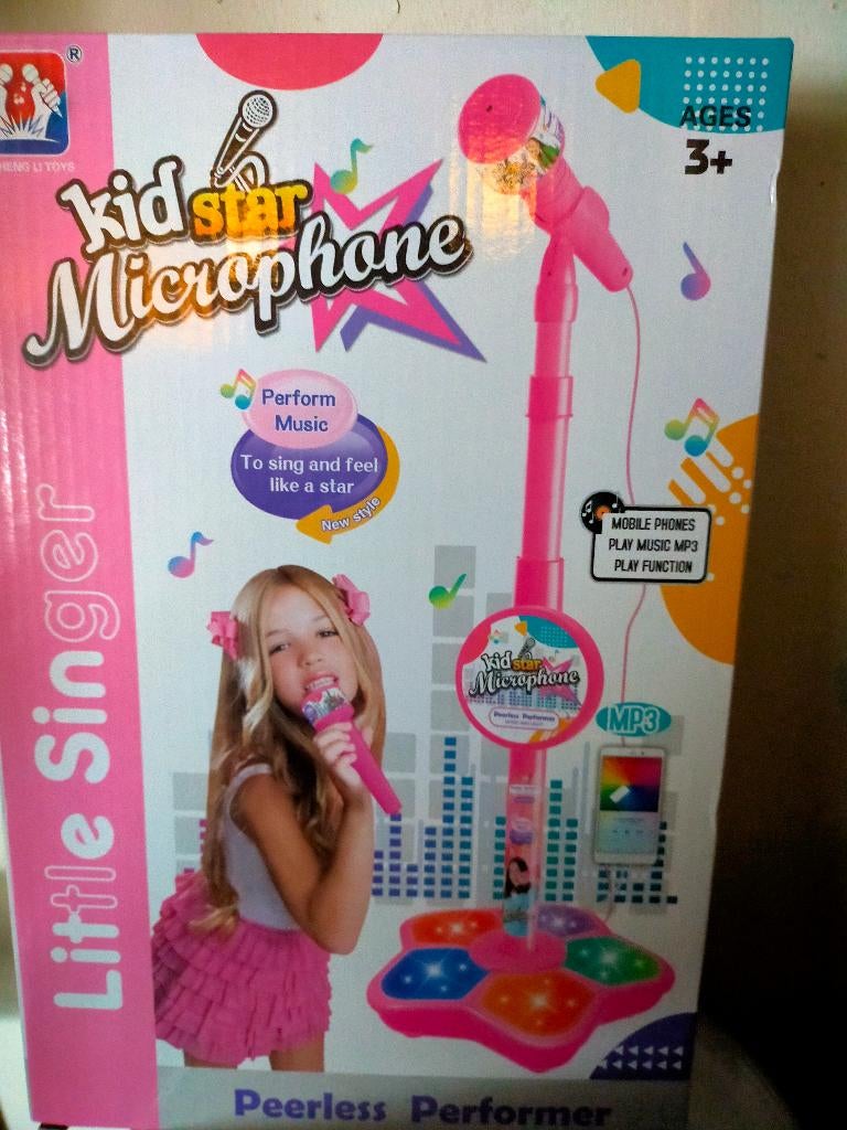 Little singer Kid star microfoon (alleen ophalen), Ophalen, Nieuw, Meisje