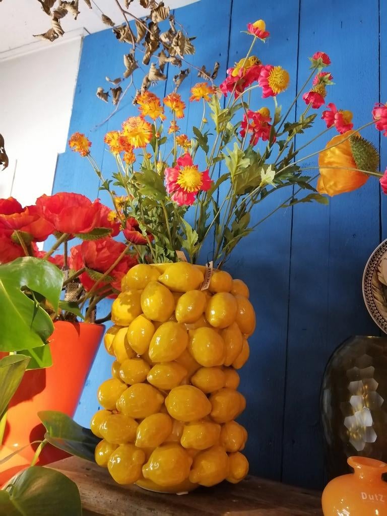 Citroen vaas, Ophalen of Verzenden, Minder dan 100 cm, Overige soorten, Zomer