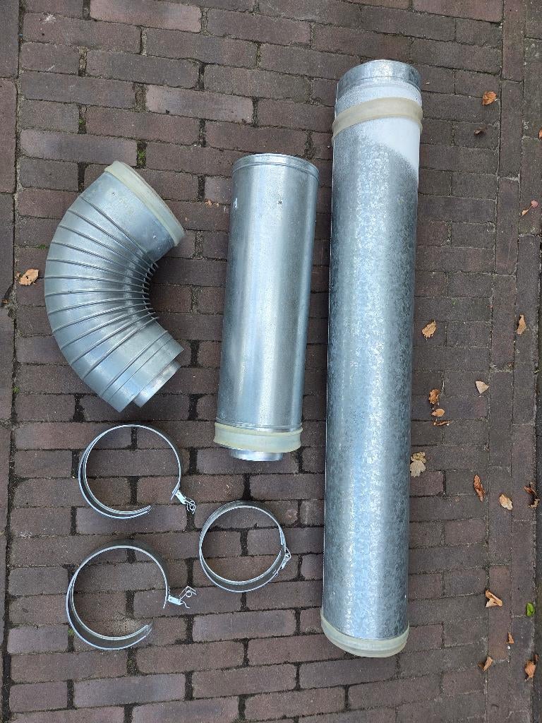 Dubbelwandige kachelpijp nieuw 150mm, Ophalen, Overige typen, Nieuw, Rvs