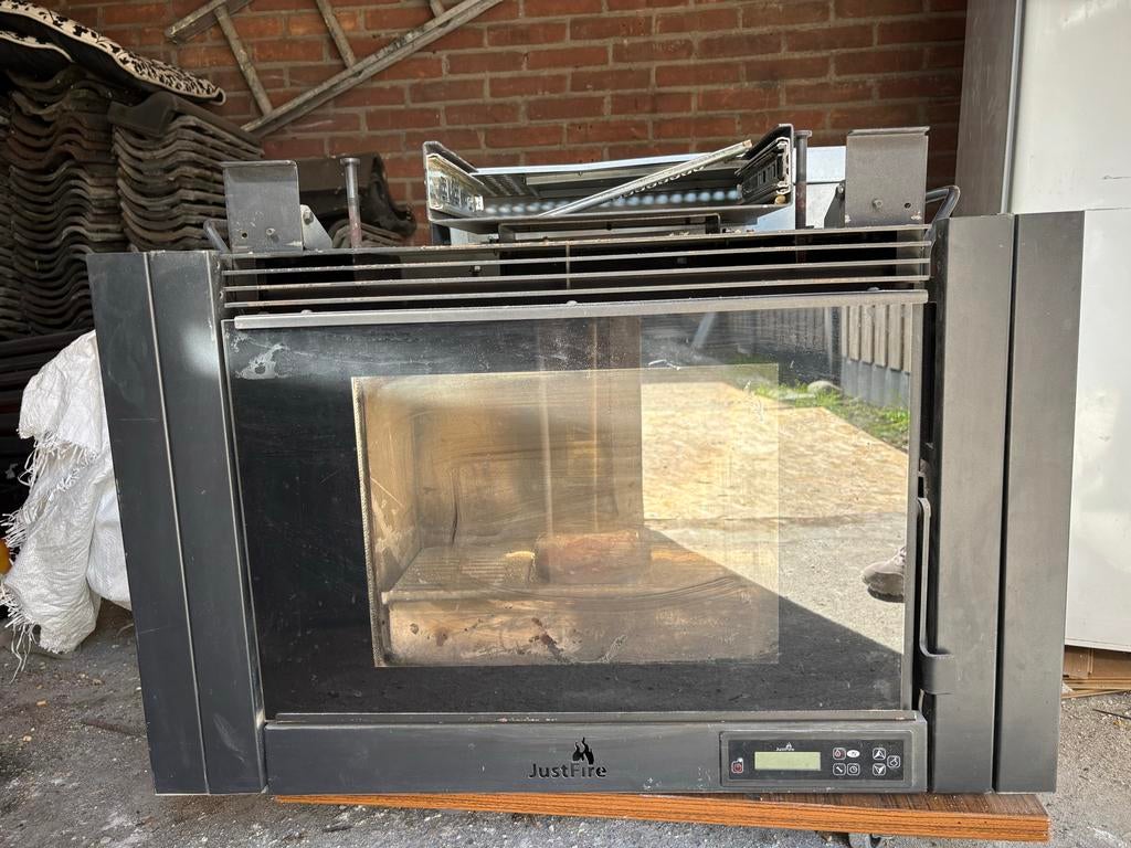 Pelletkachel, Huis en Inrichting, Ophalen, Gebruikt, Inbouw, Pelletkachel