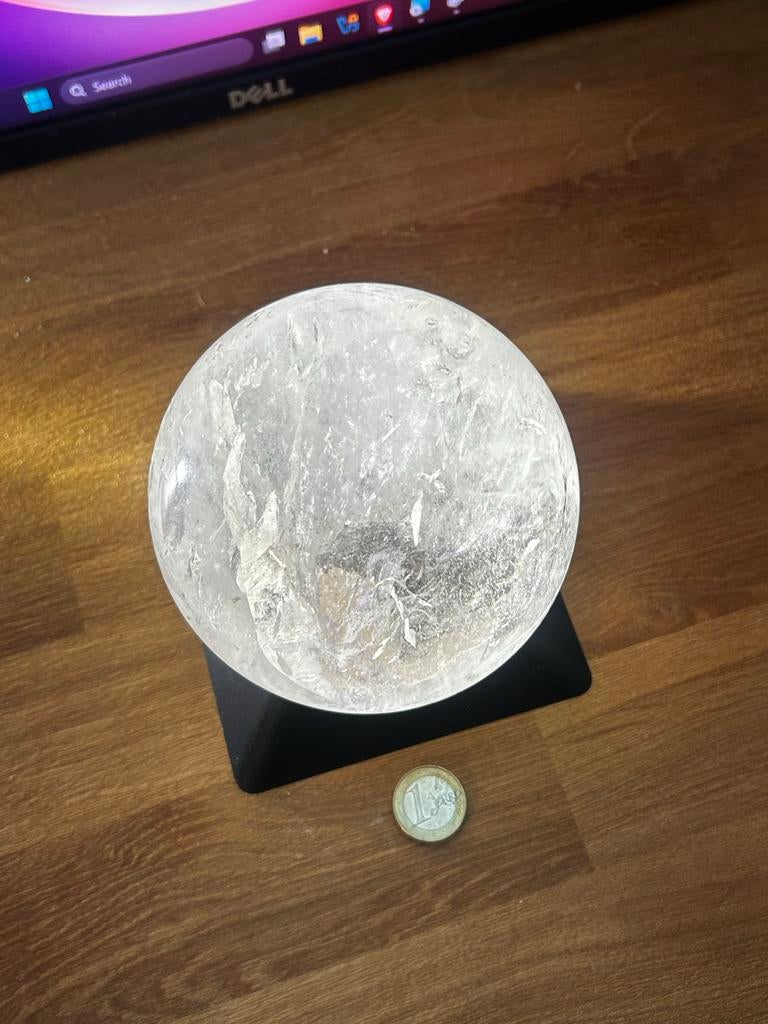Bergkristallen Bol - Oostenrijk - 125mm, 2370gr, Ophalen of Verzenden