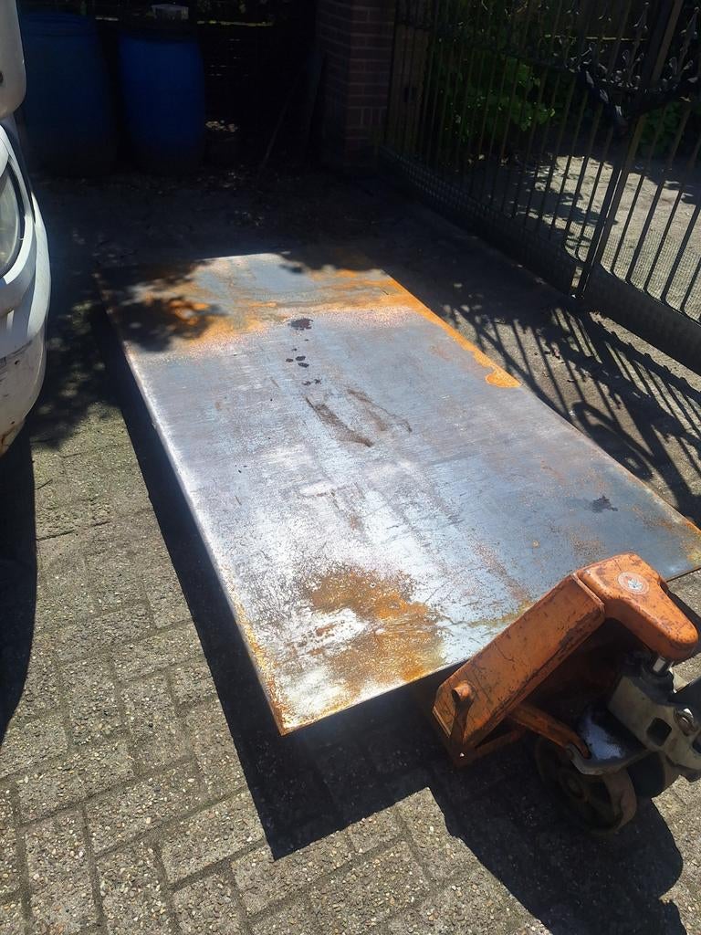 Stalen  plaat, Doe-het-zelf en Verbouw, Metalen, Ophalen, Zo goed als nieuw, Nvt, Nvt