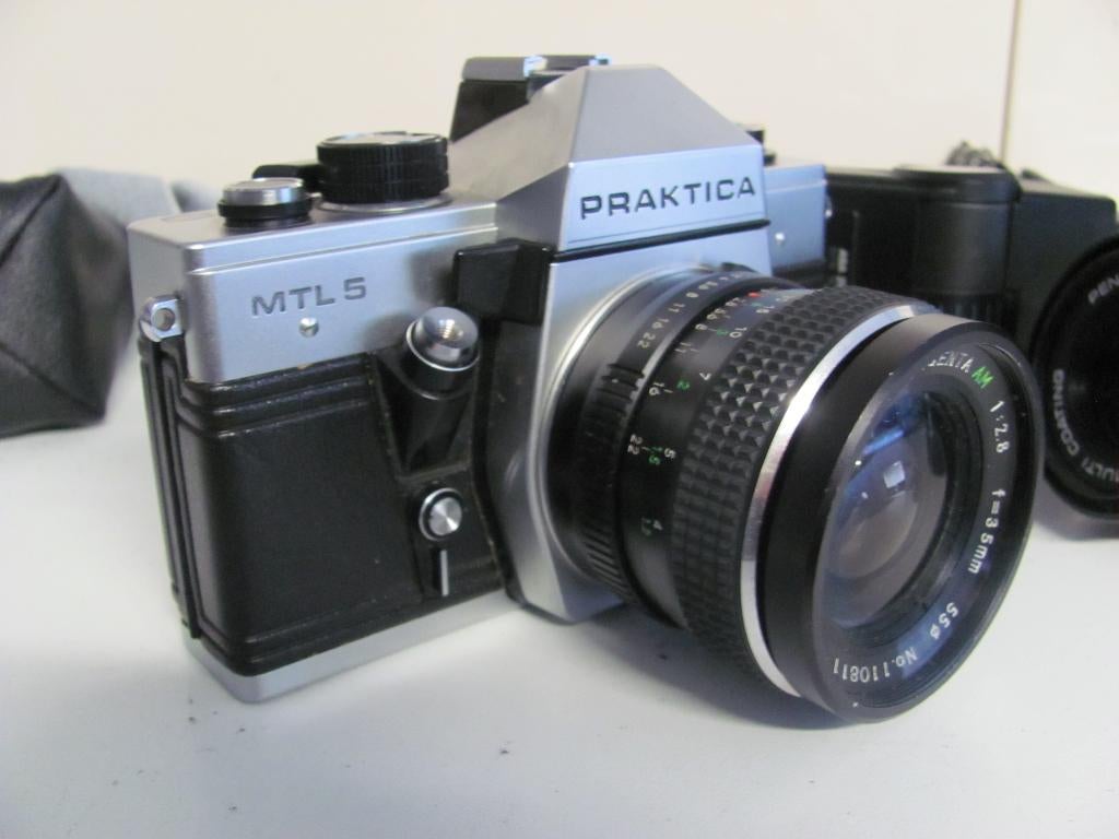 Praktica mtl-5 deze camera uit de voormalige ddr, Audio, Tv en Foto, Fotocamera's Analoog, Ophalen of Verzenden, Zo goed als nieuw