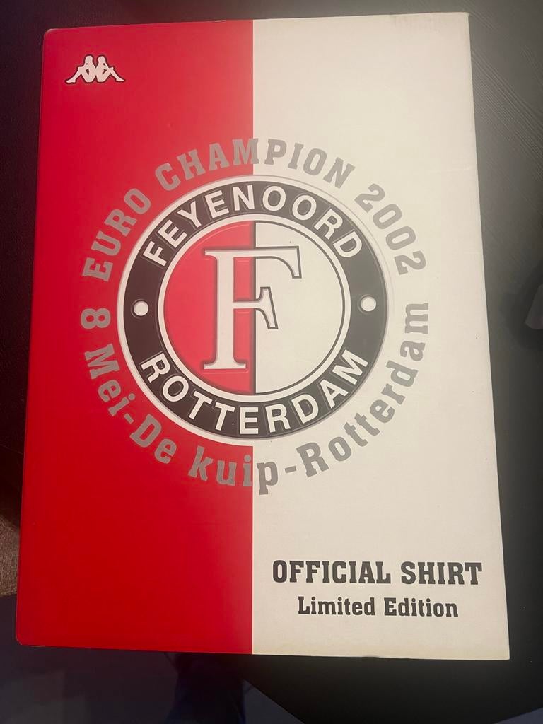 Feyenoord  Euro Cup Winnaar 2002. Limited edition in doos, Maat XL, Ophalen of Verzenden, Zo goed als nieuw, Shirt