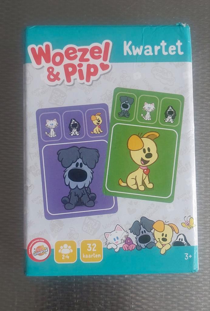 Woezel & Pip Kwartet - Gebruikt met gebruikerssporen, Hobby en Vrije tijd, Gezelschapsspellen | Bordspellen, Gebruikt, Een of twee spelers