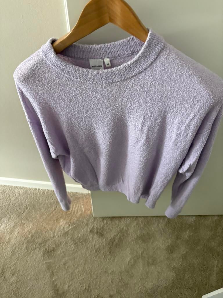 Paarse trui ., Ophalen of Verzenden, Zo goed als nieuw, Maat 34 (XS) of kleiner, Paars